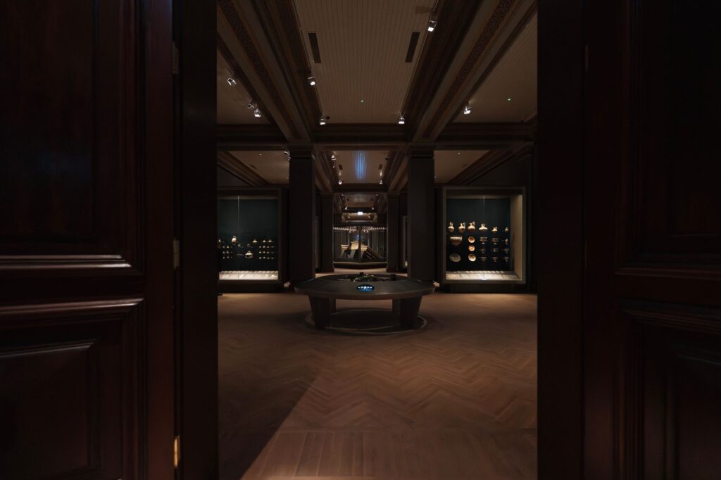 Interior of the Mob Museum showcasing an interactive exhibit. — unique experiences in Las Vegas