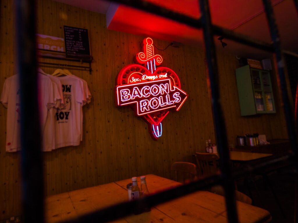 The unique interior of the Heart Attack Grill, capturing its quirky dining atmosphere. — budget restaurants Las Vegas