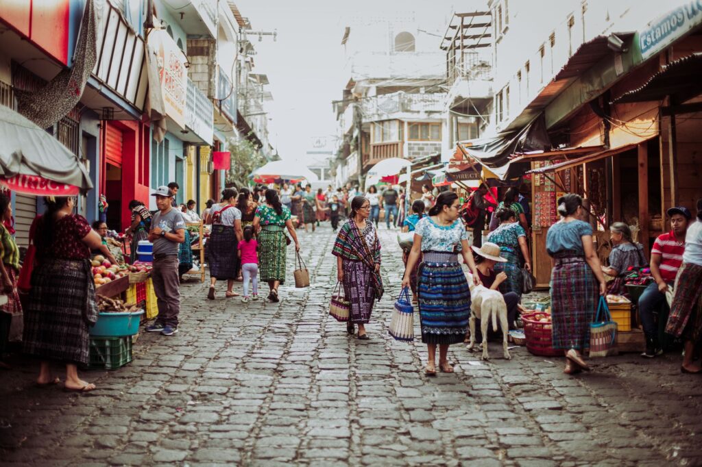 A bustling local market with vendors selling handmade crafts — local guide to Las Vegas