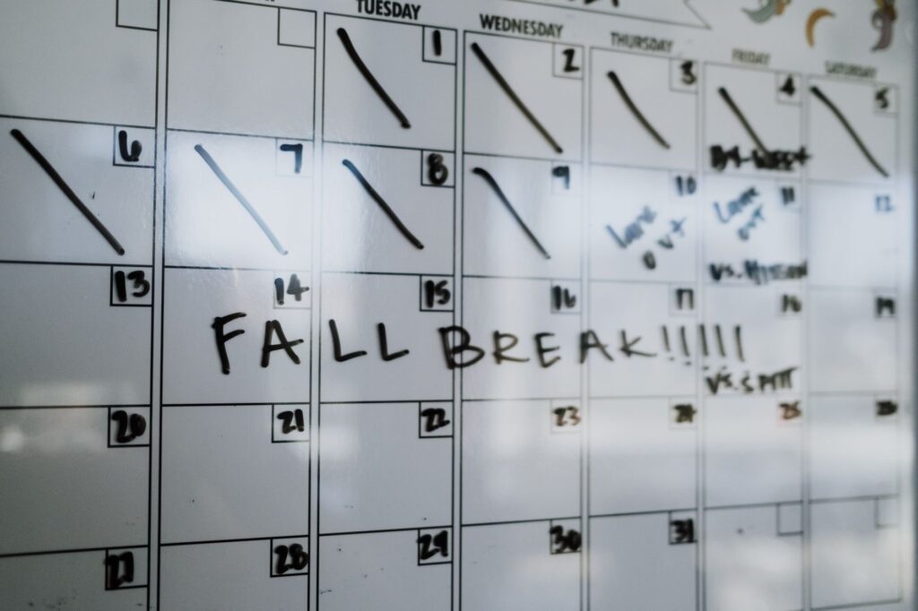 A calendar highlighting peak seasons for hotel bookings in Vegas — Las Vegas hotel deals