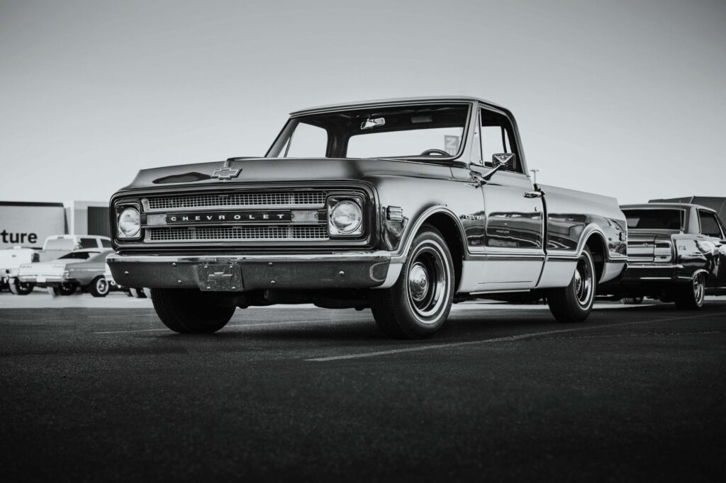 A car rental lot near the Las Vegas airport with a variety of vehicles. — transportation in Las Vegas