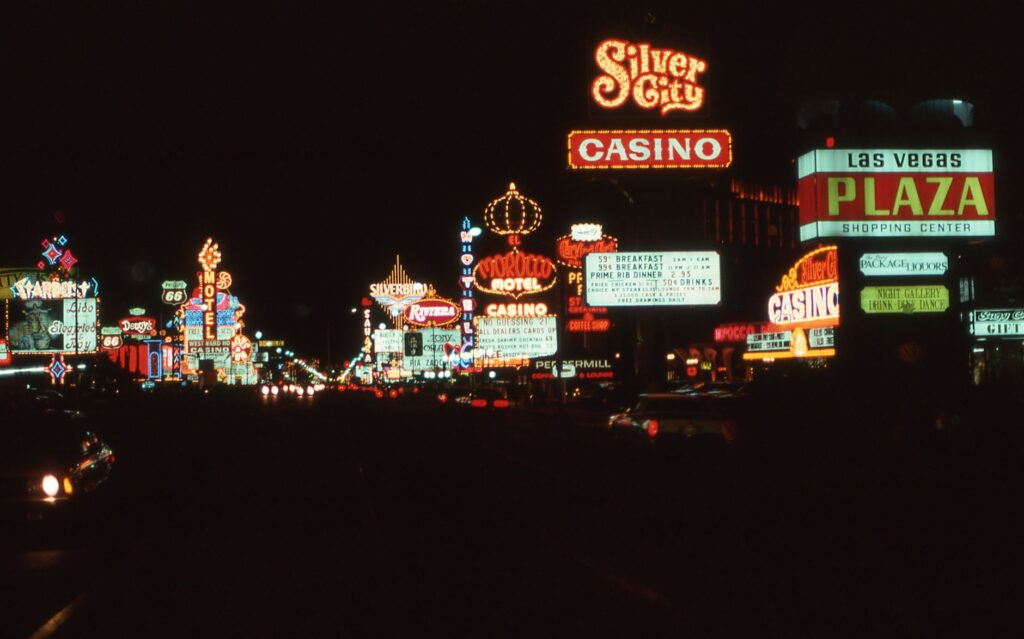 A colorful view of the Neon Boneyard showcasing vintage Las Vegas signs. — hidden gems in Las Vegas