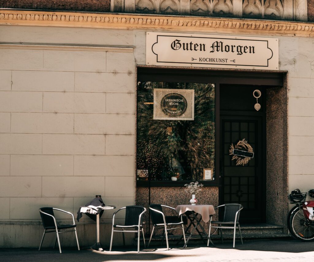A cozy cafe filled with locals enjoying brunch — local guide to Las Vegas