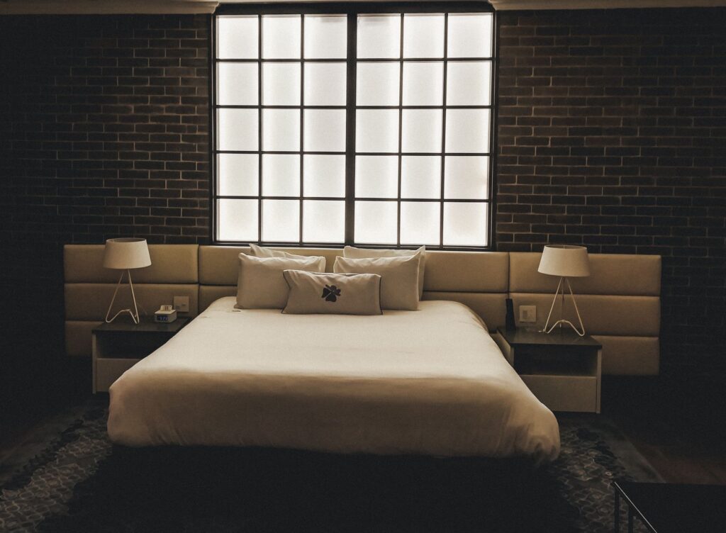 A cozy room at the Excalibur Hotel, perfect for budget-conscious visitors. — affordable hotels Las Vegas Strip