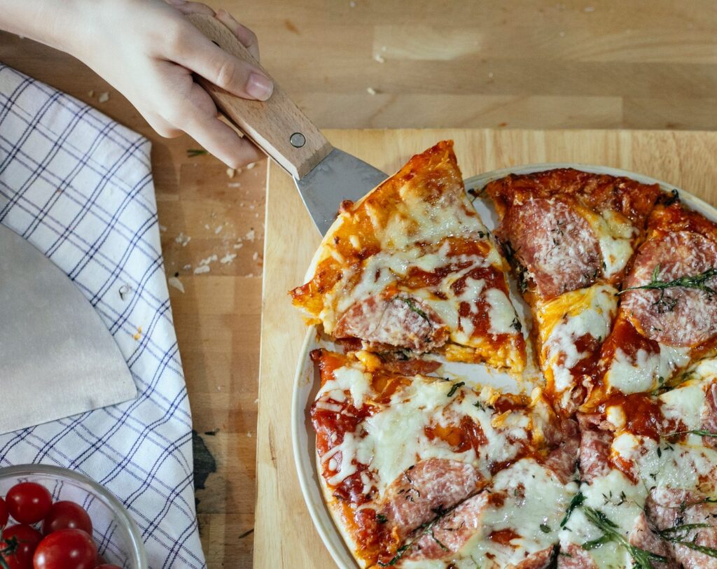 A delicious slice from the Secret Pizza Place with a cozy, hidden ambiance. — unique experiences in Las Vegas