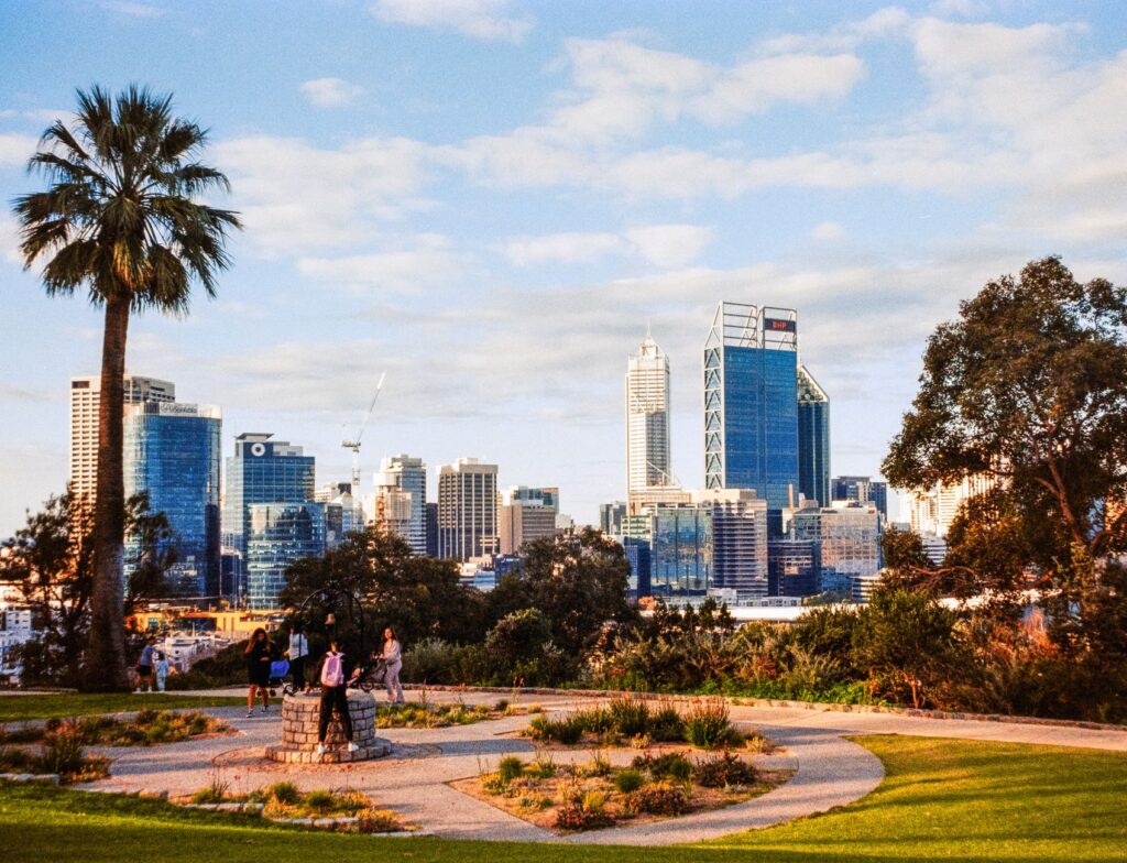 A scenic view of a lesser-known park with locals enjoying the space. — hidden gems Las Vegas