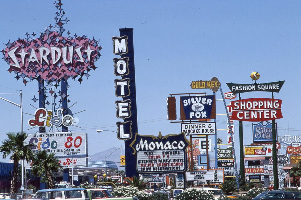 A stunning view of the Neon Boneyard showcasing vintage Las Vegas signs. — unique attractions in Las Vegas
