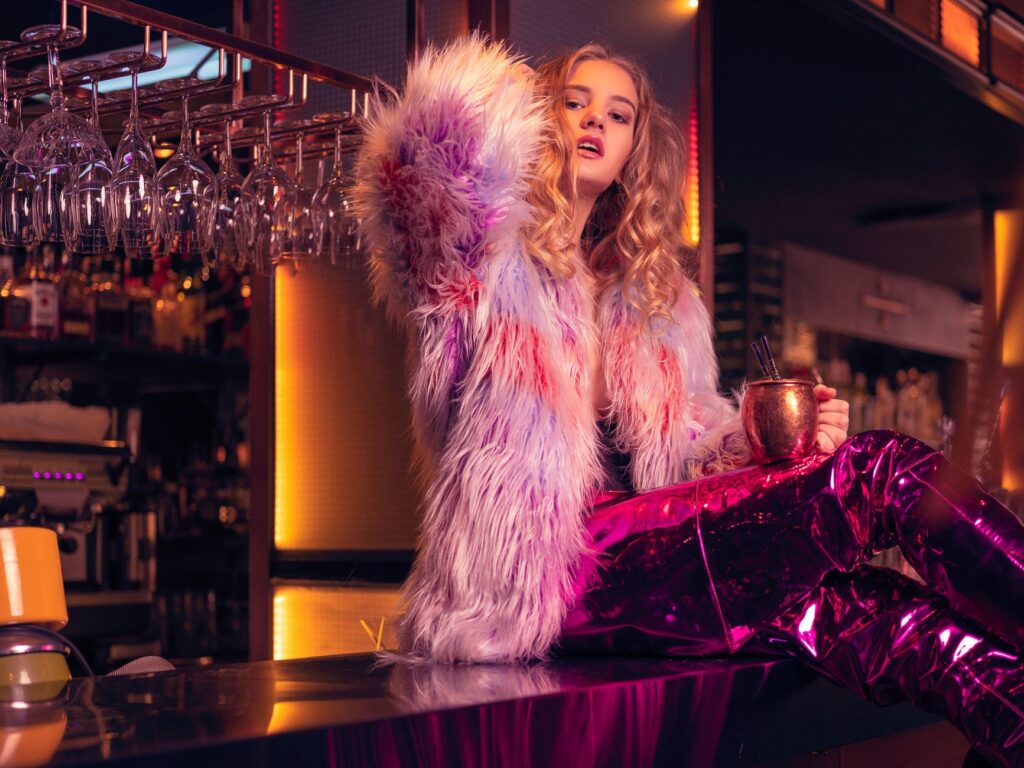 A stylish outfit laid out for a night out in Las Vegas. — packing list for Las Vegas