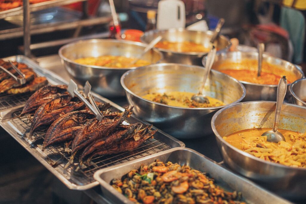 A vibrant display of various dishes at a Las Vegas buffet, showcasing the variety available. — best buffets in Las Vegas
