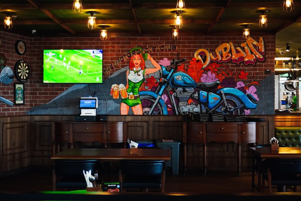 A vibrant scene from a themed restaurant, highlighting unique decor. — dining Las Vegas Strip