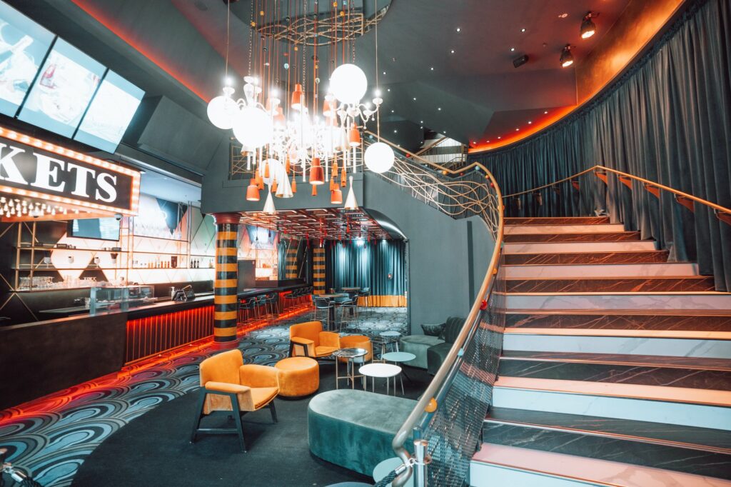 An upscale lounge with signature cocktails and trendy decor. — best nightlife in Las Vegas