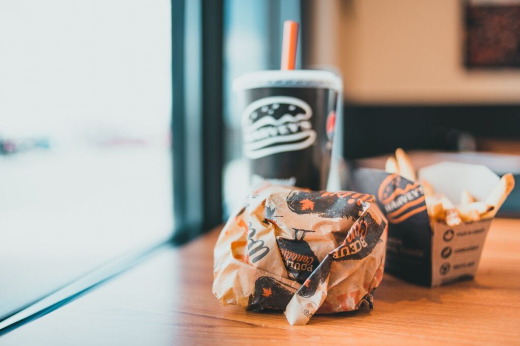 A close-up of a delicious burger and fries combo from a local budget restaurant. — affordable dining Las Vegas