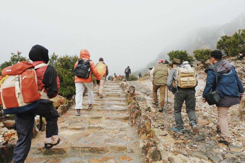 A group of hikers enjoying a scenic trail near Mount Charleston. — outdoor adventures Las Vegas